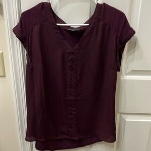 Silk front, cotton back blouse